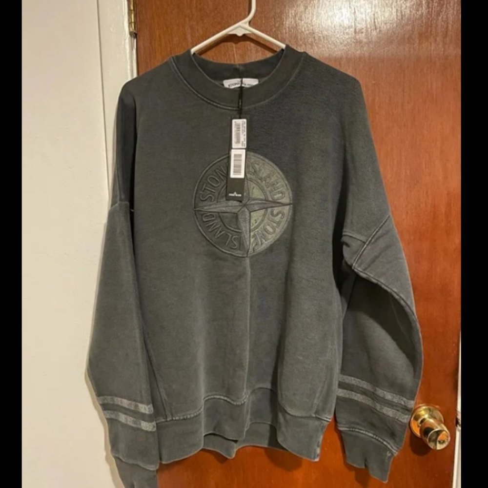 Stone Island 'OLD' Dye Treatment Sweatshirt 63347